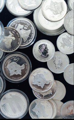 Wide variety of .999 Silver Coins available.