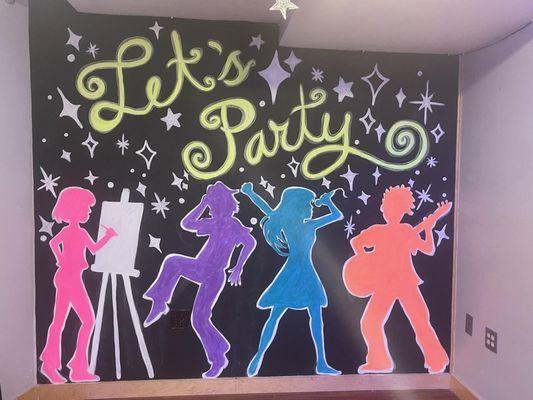 Dance room mural