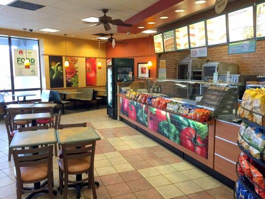 Counter and Dining Area