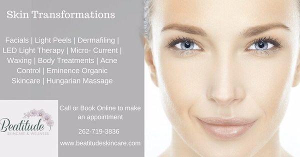 Let me help transform your skin today!