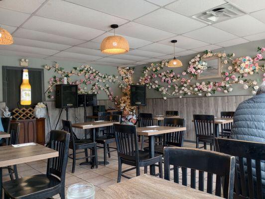 Inside dining room