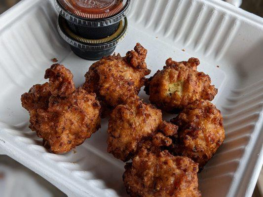 Cayman Conch Fritters (takeout)