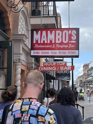 Mambo's our 2 nd stop for Cajun