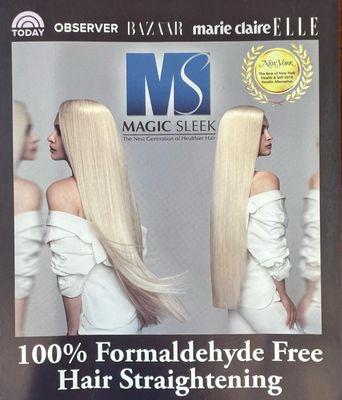 Popular new straightening product for smooth, soft and healthy hair.