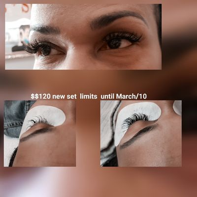 Eyelashes extension