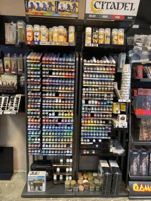 Miniature painting supplies