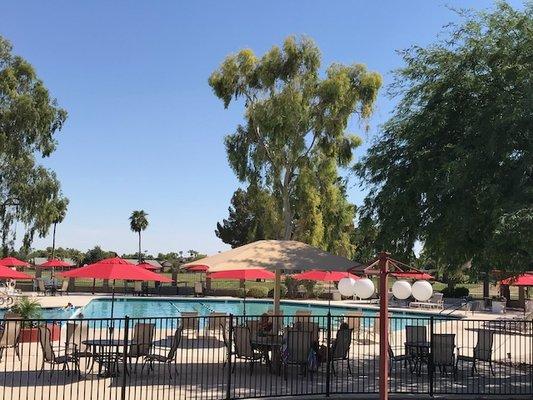 Outdoor Pool Area for the Ahwatukee Recreation Center