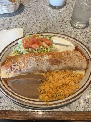 Burrito de carne asada