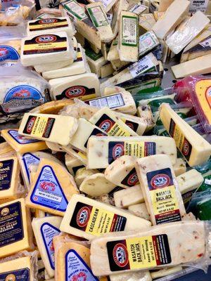 Local cheeses: Beehive, Heber Valley, and Hollow Farms