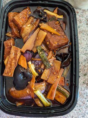 Fish flavored eggplant and tofu