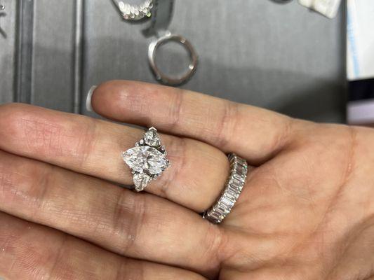 Engagement ring shopping - selecting a ring / setting after selecting the stone