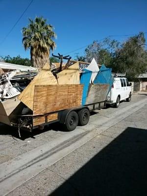 Debris removal from a foreclosure!