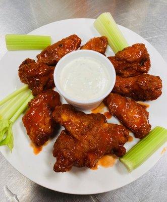 Spicy Buffalo wings