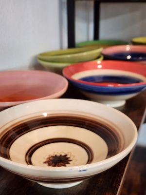 Create your own bowls in our one time wheel throwing experience class