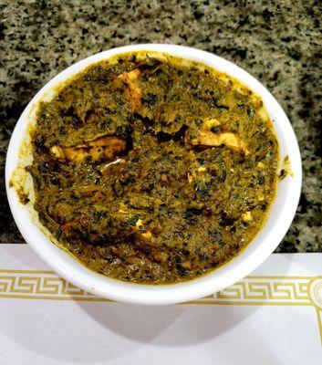 Dec 2021: Palak Paneer @ $12.99 (Very good)