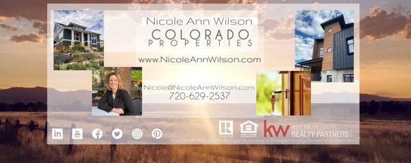 Nicole Ann Wilson- Colorado Properties Real, Estate Agent, Keller Williams Realty Partners LLC