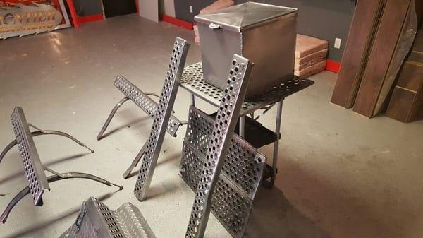 Freshly polished aluminum for Peterbuilt