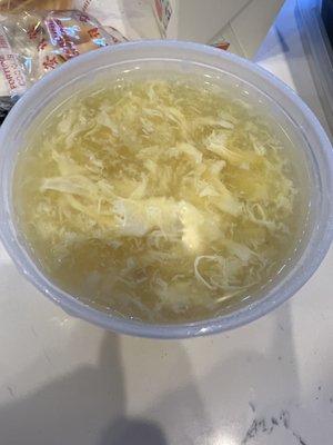 Egg flower soup