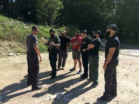 Law enforcement firearms class