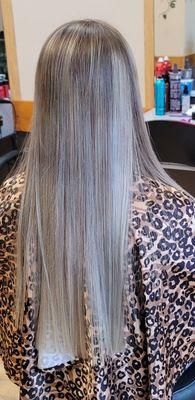 highlighted/balayage