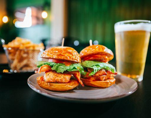 Salmon BLT Sliders