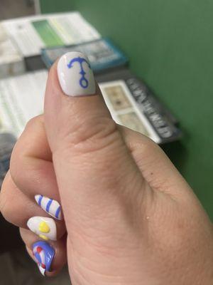 Donald Duck nails