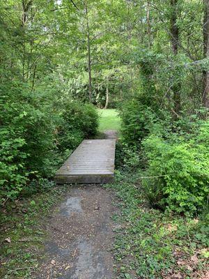 Bridge over some of the wetland.