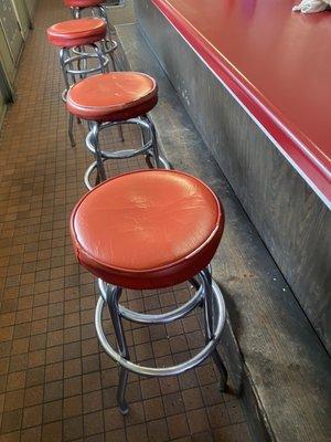 Old school bar stools