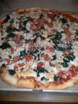 Chicken Florentine Pizza