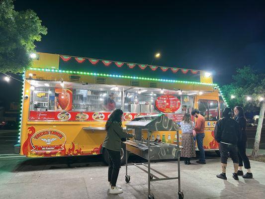 How the truck looks with the sauce cart!