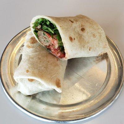 meatball marinara wrap