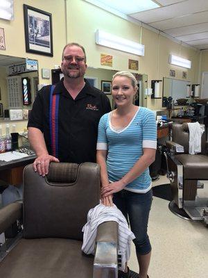 Elisia, former barber at Sport Clips in Christiansburg, VA, joined the team in May 2018.