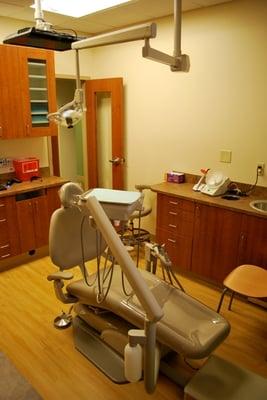 Dental exam room.