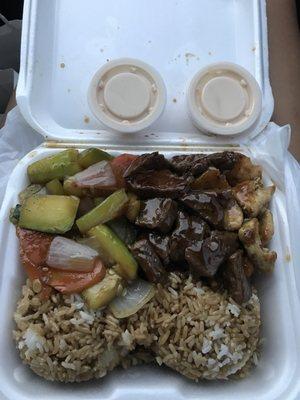 Yummy chicken steak with white meat hibachi $10