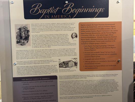 Baptist Beginnings in America