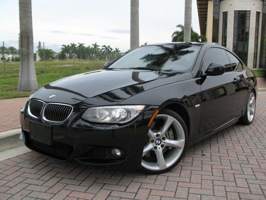 A lovely 2012 BMW 335i coupe with an M sport package. She is loved by her new owners.