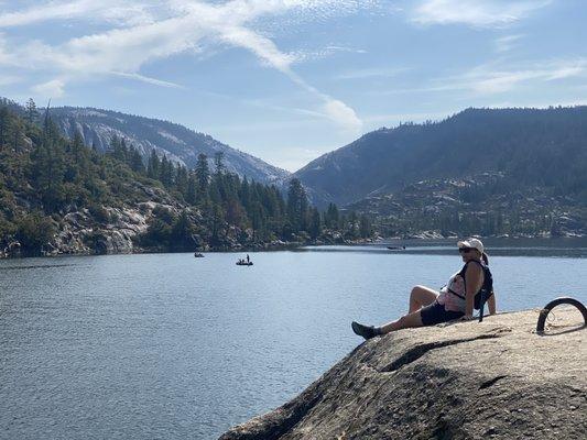 Pinecrest lake at the dam