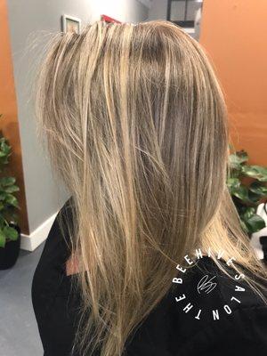 Shadow root and balayage.