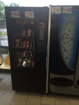 Snack machine if you get hungry