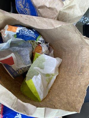 $30 worth of? Food? Straight into the bins... Even my dogs wouldn't touch it.