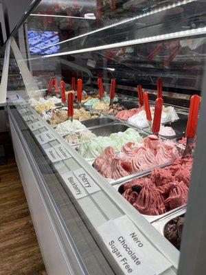 Gelato flavors