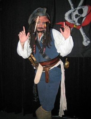 Captain jack impersonator