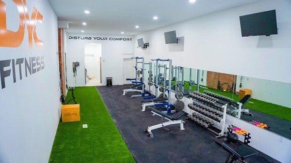 Inside of DYC Fitness