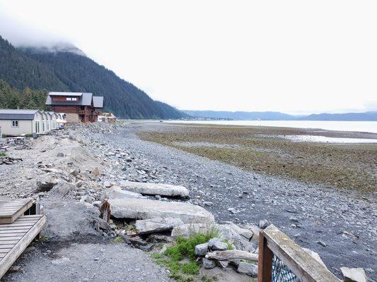 Cabins on the beach