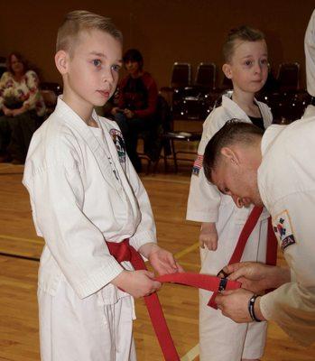 These 2 brothers a only 2 gradings away from their Black Belt test