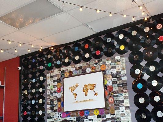 Vinyl wall