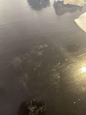 Stain on table