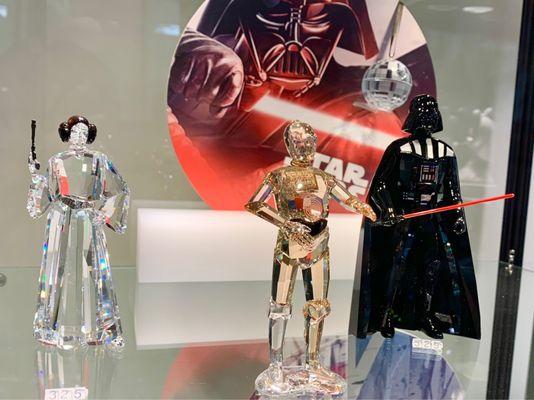 Star Wars crystal figurines