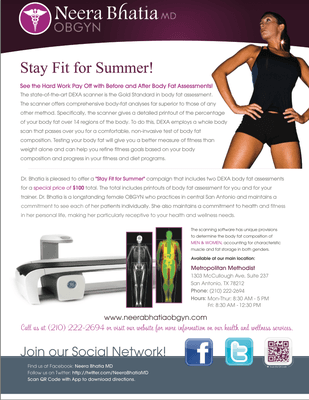 Body Fat Scan Flyer