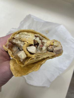 Chicken bacon ranch wrap